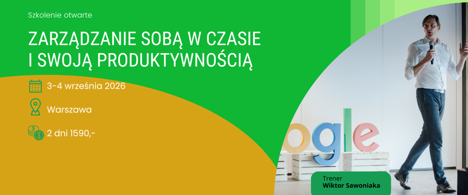 szkolenie zarządzanie zcasem warszawa wrzesień